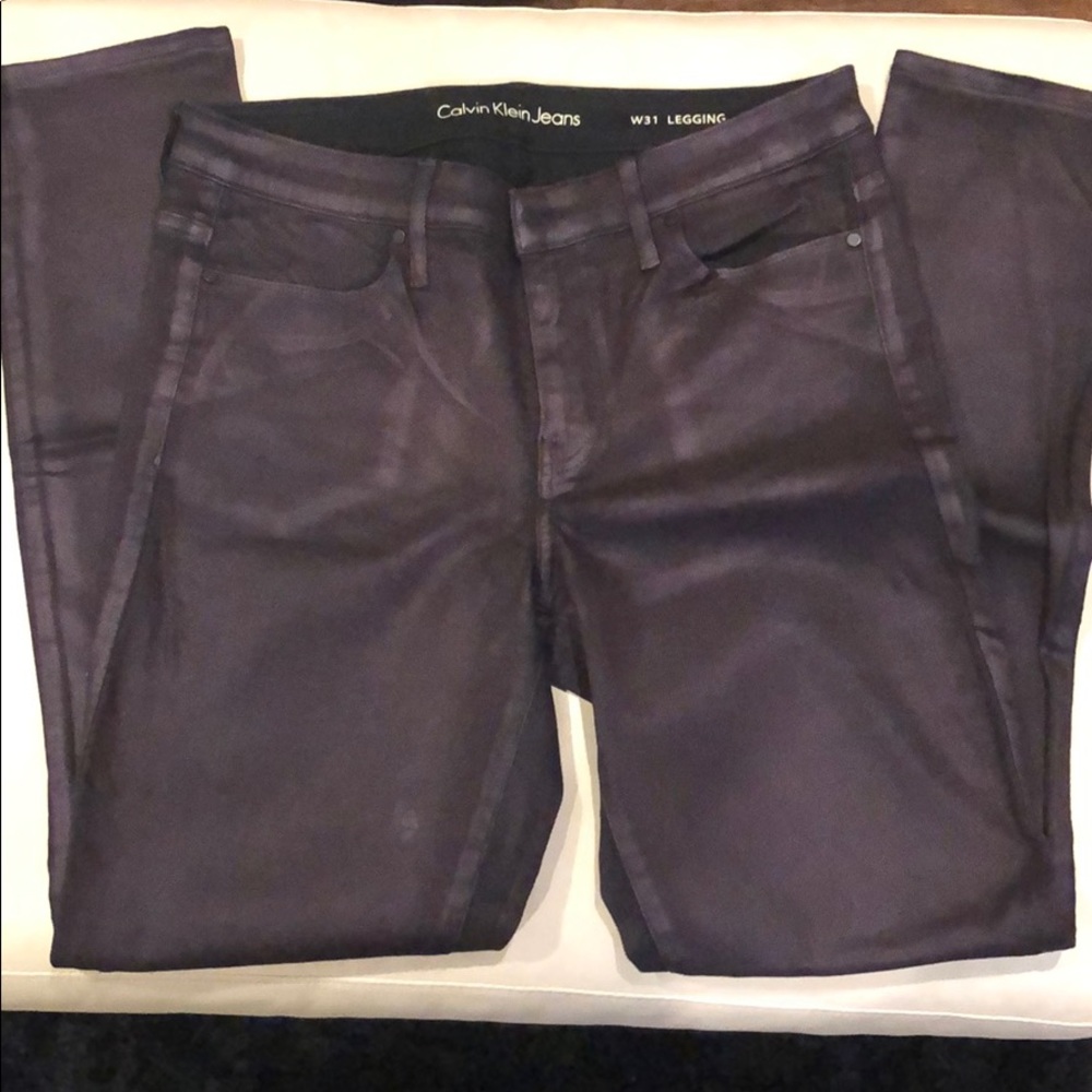 Purple Calvin Klein Jean Leggings